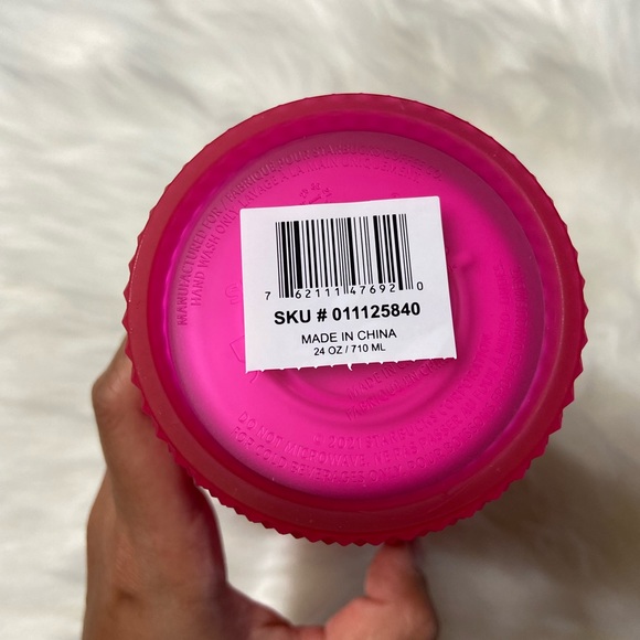 Starbucks black and jelly pink Halloween tumbler - Picture 5 of 7